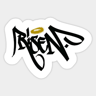 Streetwear Risen Graffiti Sticker